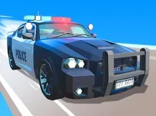 Police Car Line Driving